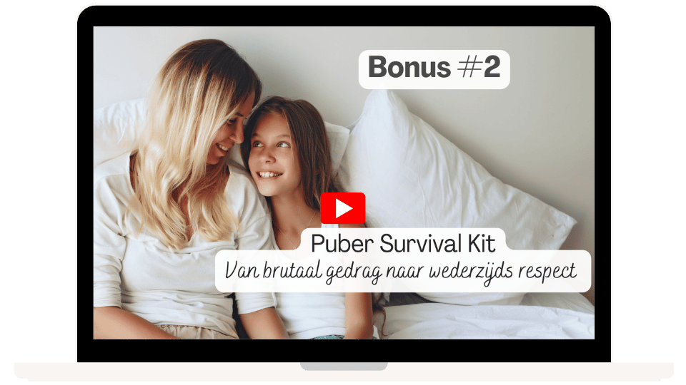 Bonus 2 op een laptop: Puber Survival Kit, van brutaal gedrag naar wederzijds respect
