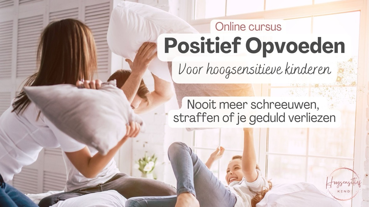 Online cursus Positief Opvoeden voor hoogsensitieve kinderen: nooit meer schreeuwen, straffen of je geduld verliezen