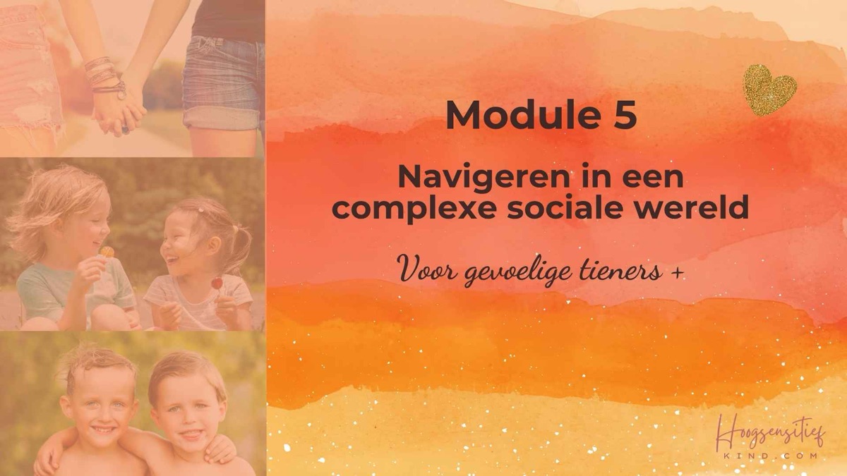 Module 5: Navigeren in een complexe sociale wereld, voor gevoelige tieners